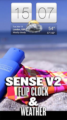 game pic for Sense v2 flip clock and weather
